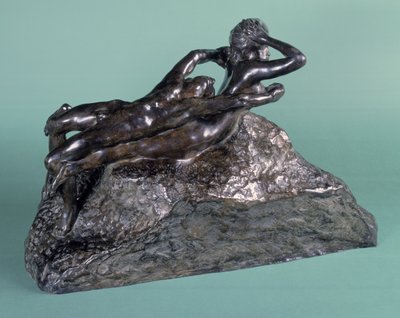 愛の逃亡、1883-84年（ブロンズ） 作： Auguste Rodin